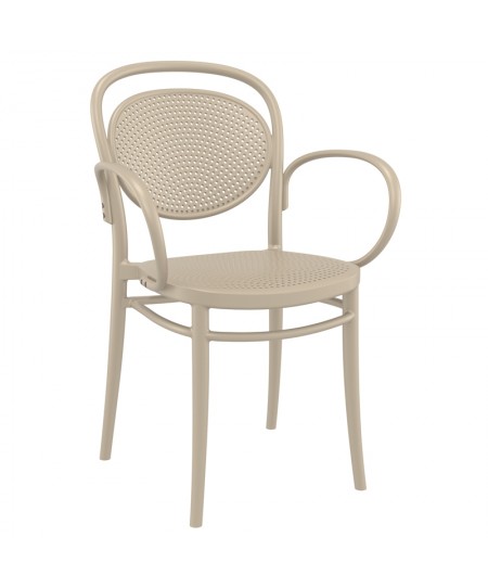 Πολυθρόνα (57Χ52Χ85) MARCEL XL DOVE GREY, SIESTA