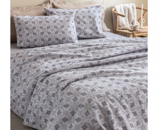 Σεντόνια Φανελένια King Size