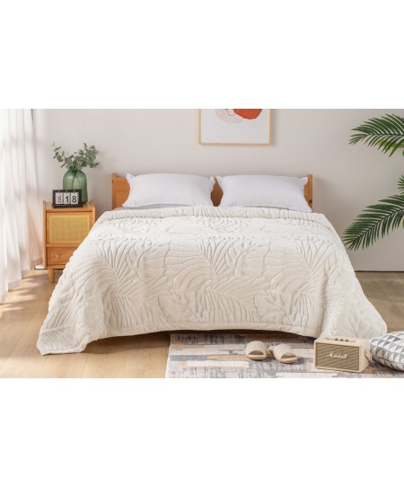 Κουβέρτα βελουτέ King Size 240x260 Lucia 1-Snow White