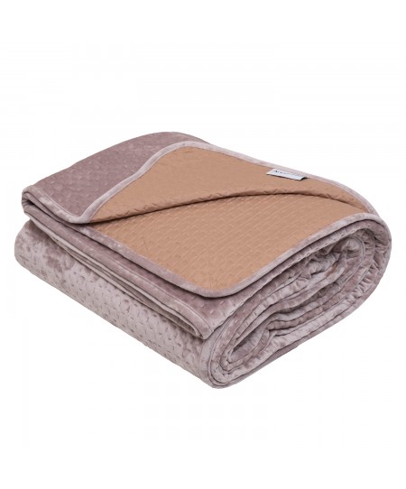Κουβερτώριο Velvet Ημίδιπλο 160x220 Verona Beige
