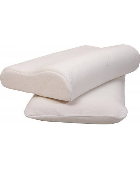 Μαξιλάρι Ύπνου Memory Foam Ανατομικό Μέτριο 60x40x12/10εκ.