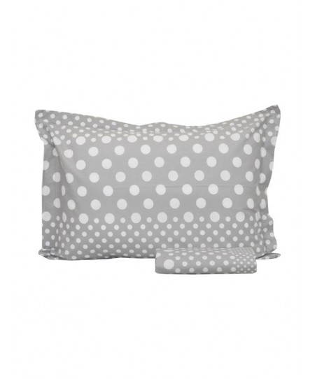Ζεύγος Μαξιλαροθήκες Oxford 50x70+5 Mix & Match 26 Γκρι