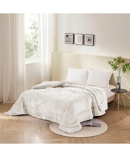 Κουβερτοπάπλωμα Υπέρδιπλο 220x240 Vienna Ivory