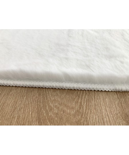 Χαλιά Σετ Κρεβατοκάμαρας 3 Τεμ Γουνάκι Felicity White