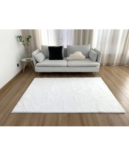 Χαλιά Σετ Κρεβατοκάμαρας 3 Τεμ Γουνάκι Felicity White