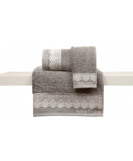 Πετσέτα 30x50 Karla 4 Grey