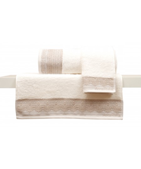 Πετσέτα 30x50 Karla 3 Ivory