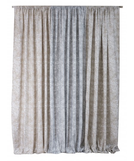 Κουρτίνα με Τρέσα 140x270 Russell 9 Grey