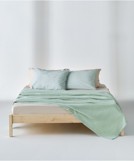 CECILIA 10 ΚΟΥΒΕΡΤΑ ΜΟΝΗ ΒΑΜΒΑΚΕΡΗ WAFFLE 160X240