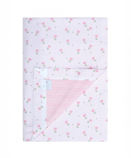 LIRIO ΚΟΥΒΕΡΤΑ ΚΟΥΝΙΑΣ.ΔΙΠΛΗΣ ΟΨΗΣ WAFFLE 100X140