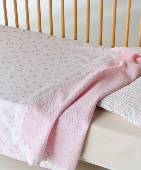 LIRIO ΚΟΥΒΕΡΤΑ ΚΟΥΝΙΑΣ.ΔΙΠΛΗΣ ΟΨΗΣ WAFFLE 100X140