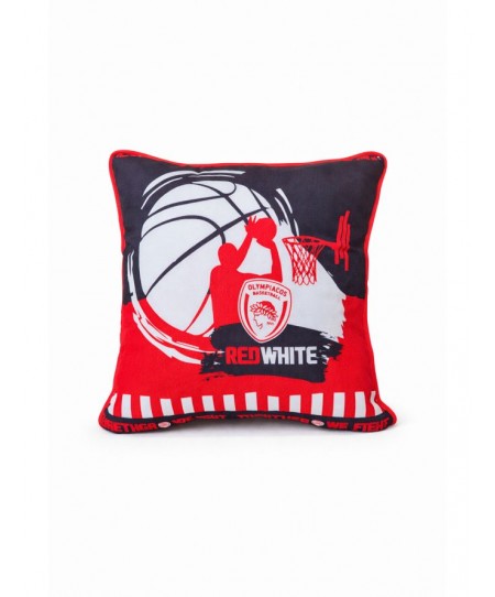 Διακοσμητική μαξιλαροθήκη 43x43 OLYMPIACOS