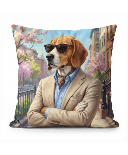 Διακοσμητική μαξιλαροθήκη (45Χ45) Beagle 101726, KELMA