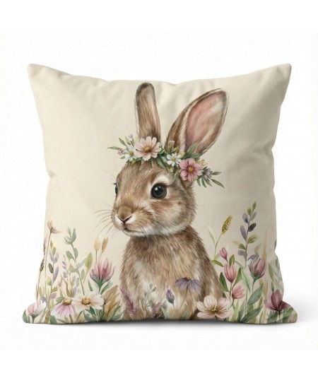 Διακοσμητική μαξιλαροθήκη (45Χ45) Bloom Bunny 109925, KELMA