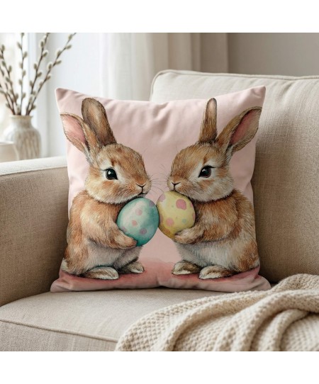 Διακοσμητική μαξιλαροθήκη (45Χ45) Easter Friends 109725, KELMA