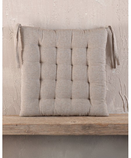 Μαξιλάρι Καρέκλας 40X40 TRYPE ΜΠΕΖ, RYTHMOS HOME