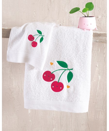 ΣΕΤ ΠΕΤΣΕΤΕΣ 2ΤΕΜ. CHERRIES, RYTHMOS HOME