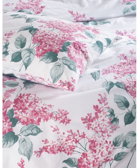 Σετ Παπλωματοθήκη Yπέρδιπλη (225Χ250) Symbol Eve Pink, Rythmos Home