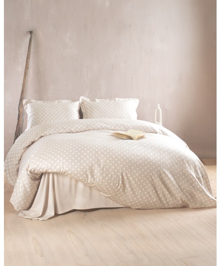ΣΕΤ ΠΑΠΛΩΜΑΤΟΘΗΚΗ Υ/Δ (230Χ250) COQUETTE BEIGE, RYTHMOS HOME