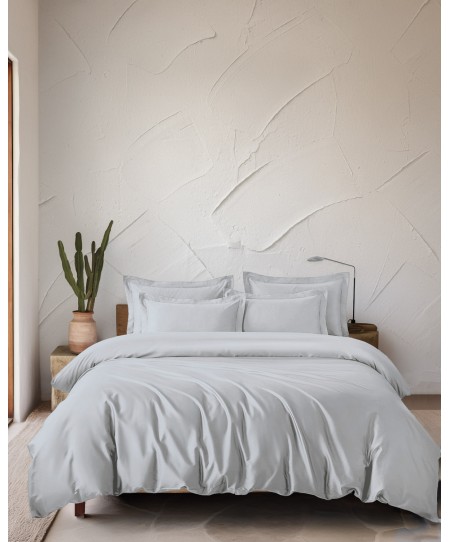 ΣΕΤ ΜΑΞΙΛΑΡΟΘΗΚΕΣ (50Χ70+5) GLACIER SILVER, RYTHMOS HOME