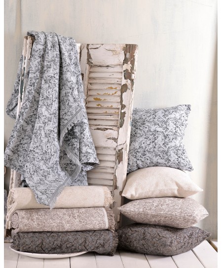 Ριχτάρι τριθέσιου (180Χ280) XAVIERA ECRU, RYTHMOS HOME 