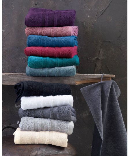 Σετ πετσέτες 5 τεμ. LAURA ΡΟΔΙ, RYTHMOS HOME 