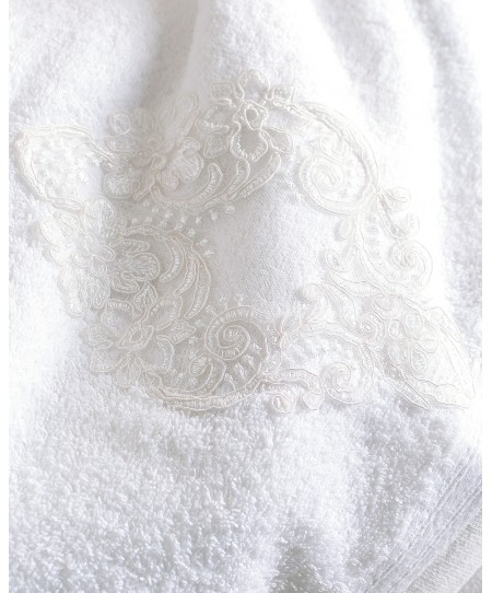 Σετ πετσέτες μπάνιου 3 τεμ. CYBELE WHITE, RYTHMOS HOME