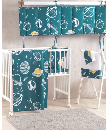 Πάπλωμα κούνιας (110X150) SATURN ΠΕΤΡΟΛ, RYTHMOS HOME