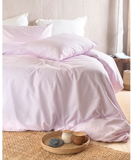 Σετ σεντόνια μονά (160Χ260) PACIFY PINK, RYTHMOS HOME Σετ σεντόνια μονά (160Χ260) PACIFY PINK, RYTHMOS HOME