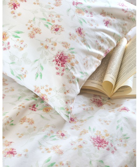 Σετ σεντόνια μονά (160Χ260) SORIN PINK, RYTHMOS HOME Σετ σεντόνια μονά (160Χ260) SORIN PINK, RYTHMOS HOME