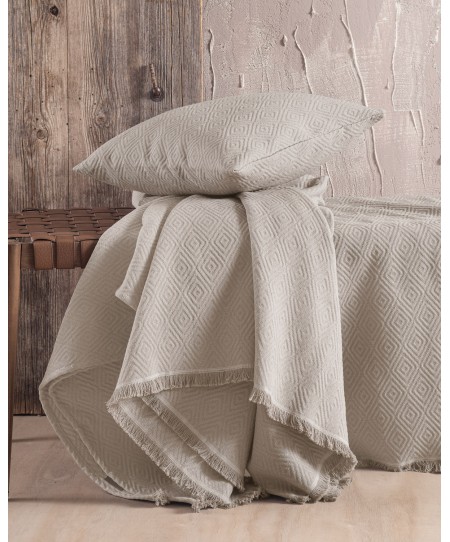 ΡΙΧΤΑΡΙ ΤΡΙΘΕΣΙΟΥ (180Χ280) ELYSSE BEIGE-GREY, RYTHMOS HOME