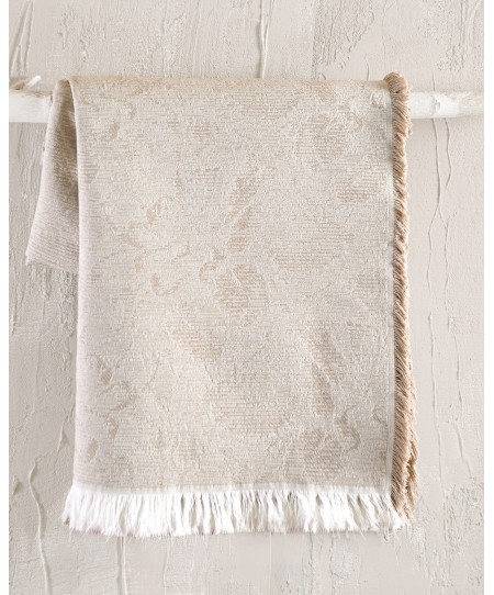 ΡΙΧΤΑΡΙ ΤΡΙΘΕΣΙΟΥ (180Χ280) PEONY BEIGE, RYTHMOS HOME
