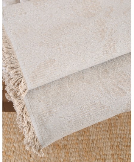 ΡΙΧΤΑΡΙ ΤΡΙΘΕΣΙΟΥ (180Χ280) PEONY BEIGE, RYTHMOS HOME