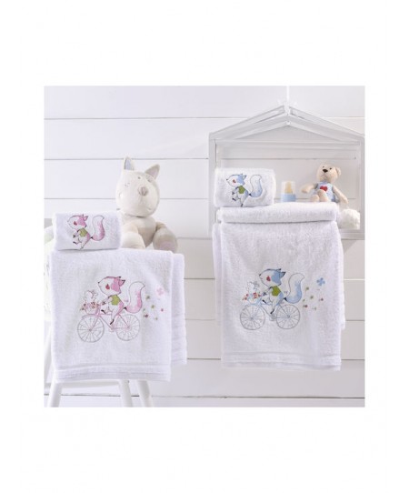 Σετ πετσέτες παιδικές 2 τεμ. CLUNNY BLUE, RYTHMOS HOME