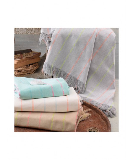 Ριχτάρι τριθέσιου (180Χ280) SEZANE ΜΠΕΖ, RYTHMOS HOME