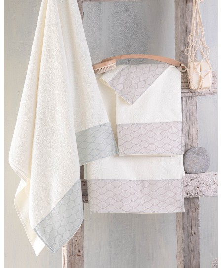 Σετ πετσέτες 3 τεμ. (ΣΕ ΣΑΚΟΥΛΑ) TAIRA VERAMAN, RYTHMOS HOME