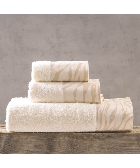 Σετ πετσέτες 3 τεμ. (ΣΕ ΣΑΚΟΥΛΑ) AUSTIN ECRU-BEIGE, RYTHMOS HOME