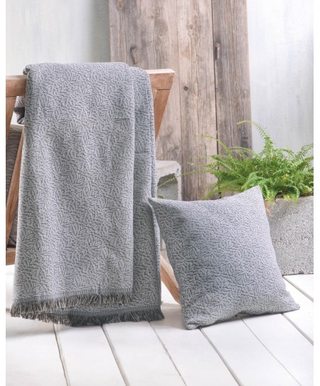 Ριχτάρι τετραθέσιου (180X330) TESSY ΓΚΡΙ ΣΚΟΥΡΟ, RYTHMOS HOME