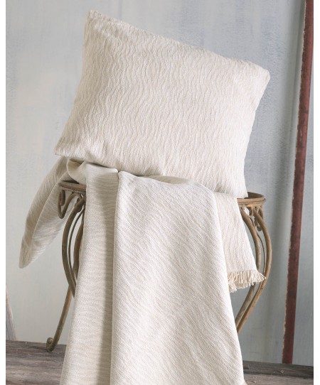 Ριχτάρι διθέσιου (180Χ240) BRETTON ECRU, RYTHMOS HOME