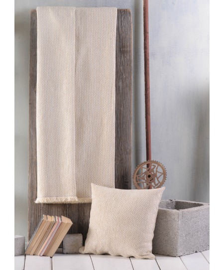 Ριχτάρι τριθέσιου (180Χ280) HONEY ECRU-YELLOW, RYTHMOS HOME