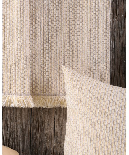 Ριχτάρι τριθέσιου (180Χ280) HONEY ECRU-YELLOW, RYTHMOS HOME