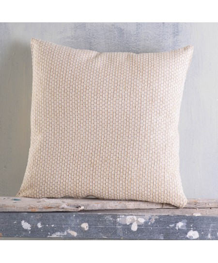 Διακοσμητική μαξιλαροθήκη (40Χ40) HONEY ECRU-YELLOW, RYTHMOS HOME