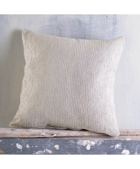 Διακοσμητική μαξιλαροθήκη (40Χ40) HONEY LIGHT GREY, RYTHMOS HOME