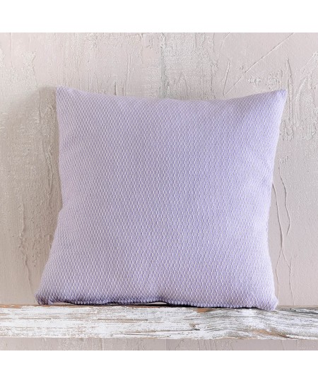 Διακοσμητική μαξιλαροθήκη (40Χ40) UTOPIA LILAC, RYTHMOS HOME
