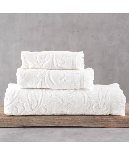 Σετ πετσέτες μπάνιου 5 τεμ. SIENNA ECRU, RYTHMOS HOME