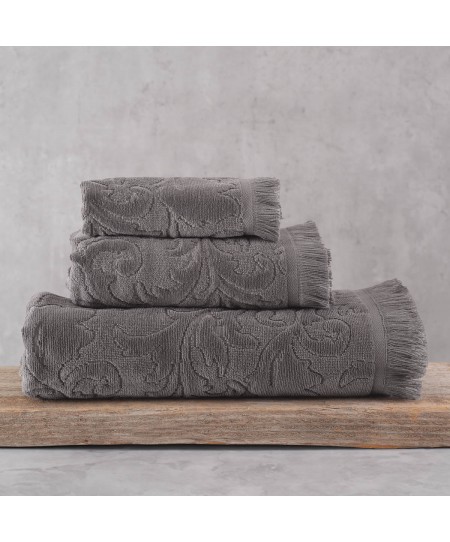 Σετ πετσέτες μπάνιου 5 τεμ. SIENNA GREY, RYTHMOS HOME