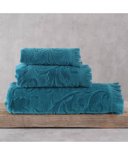 Σετ πετσέτες μπάνιου 5 τεμ. SIENNA PETROL, RYTHMOS HOME
