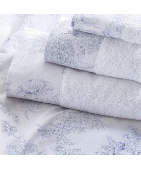 Σετ πετσέτες μπάνιου 3 τεμ. (σε σακούλα) LUCETTE BLUE, RYTHMOS HOME