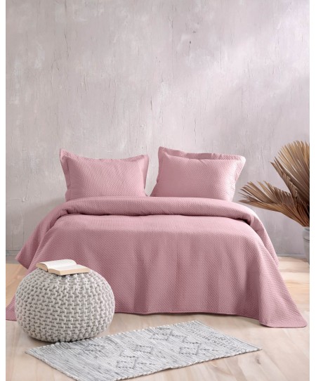 Σετ κουβερλί king size (240X250) ALLURE 01 ΣΑΠΙΟ ΜΗΛΟ, RYTHMOS HOME