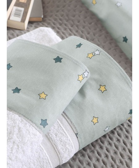 Σετ πετσέτες μπάνιου 3 τεμ. σε σακούλα BLAZE GREEN, RYTHMOS HOME